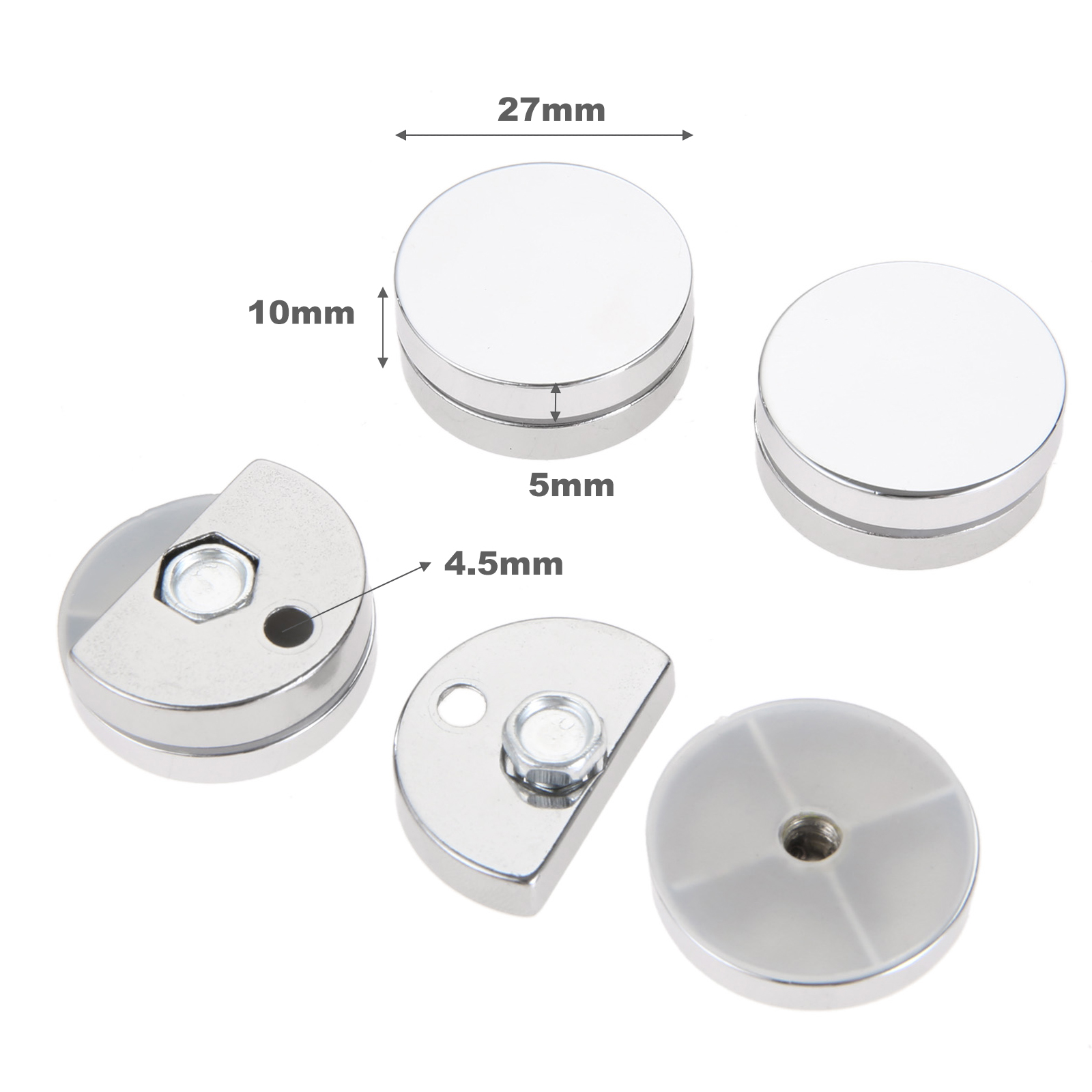Home Hardware Bathroom Mirrors - 4 шт., зажимы для зеркала, 27