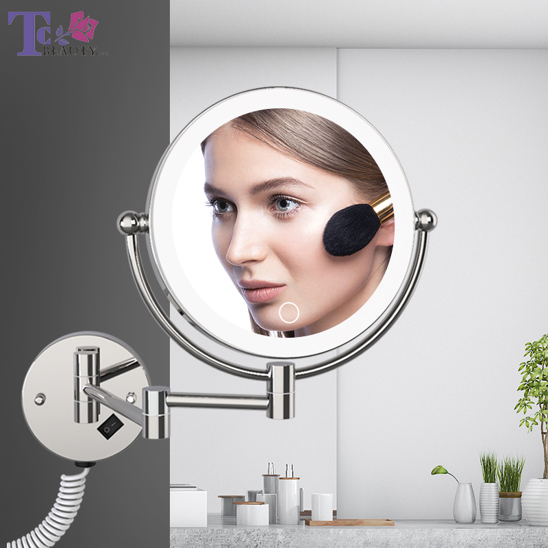 Home Theater Bathroom - Настенное светодиодное зеркало для макияжа с