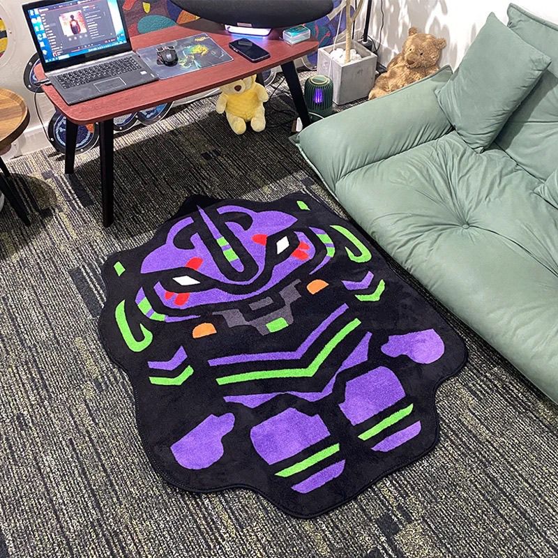 Home Bathroom Floor Mats - Плюшевый коврик NEON GENESIS EVANGELION: дизайнерский,