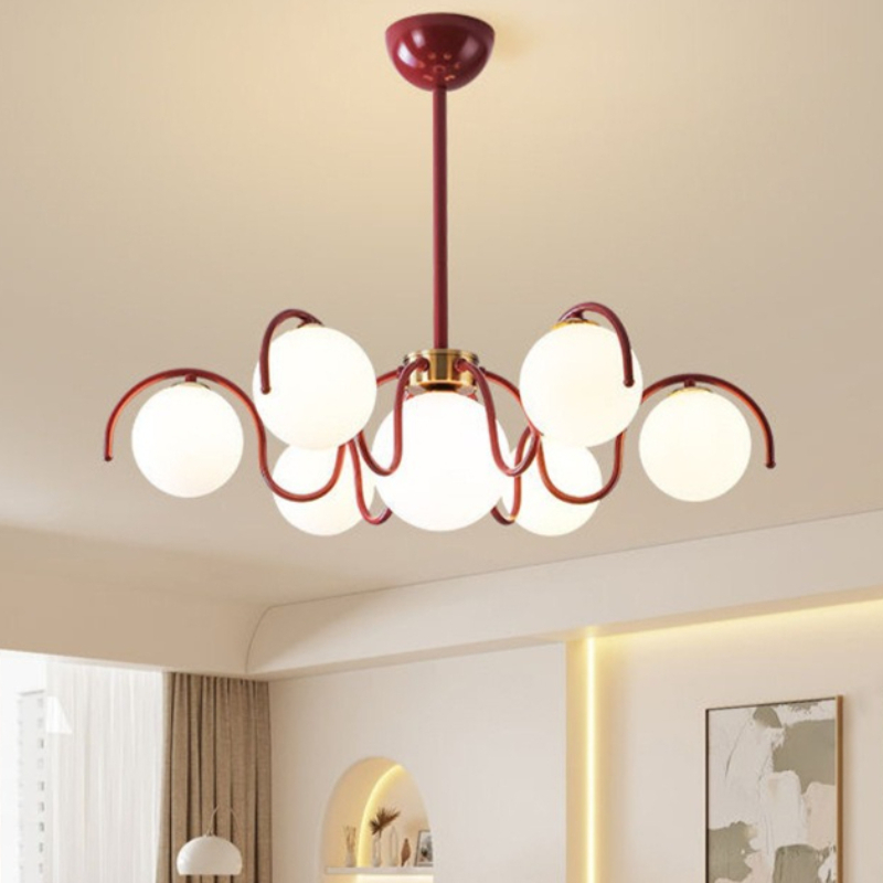 Home Bathroom Lighting Design - Современная креативная светодиодная потолочная люстра-светильник, круглая