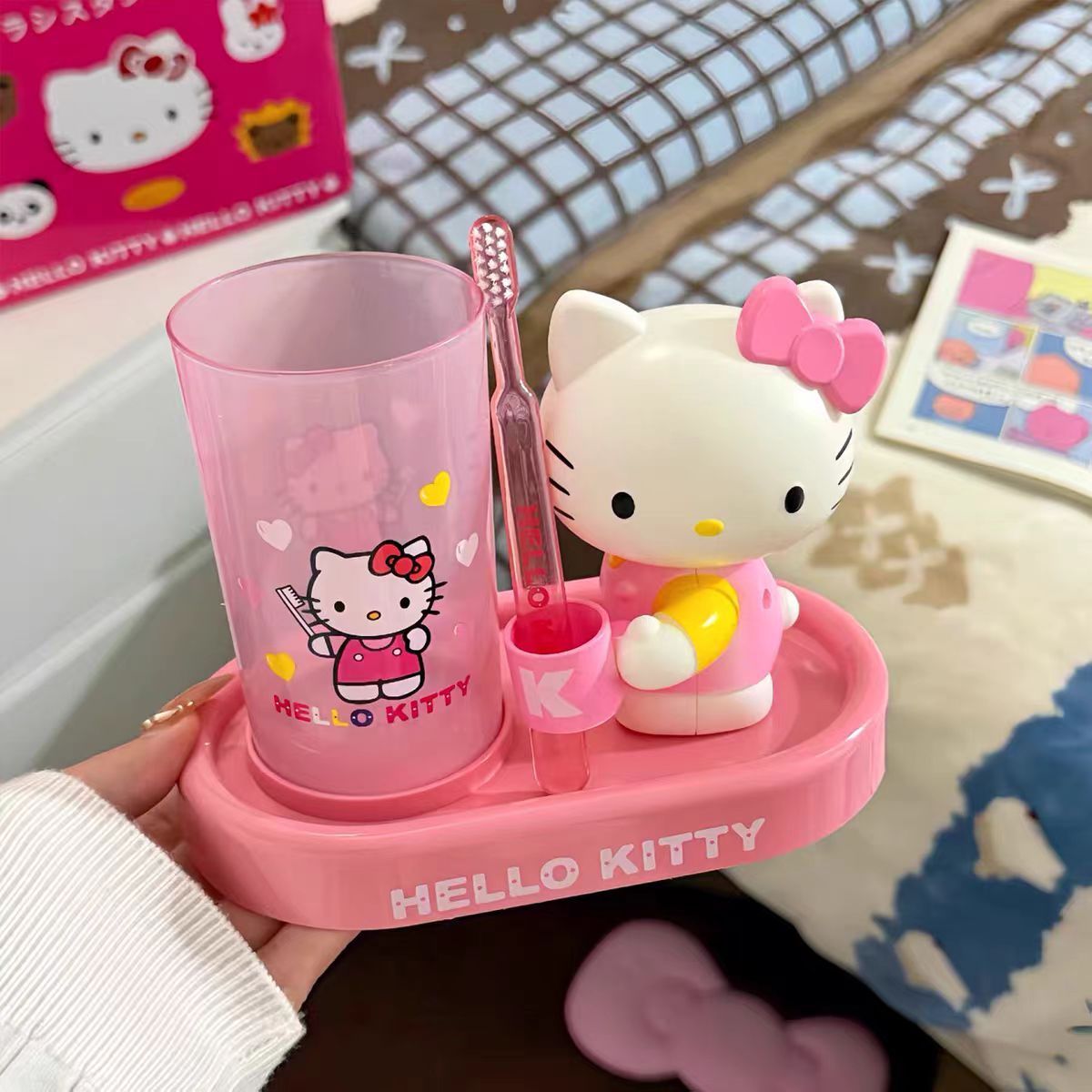 Аниме-набор Sanrio Hello Kitty – обзор и цена Home Goods Bathroom Accessories