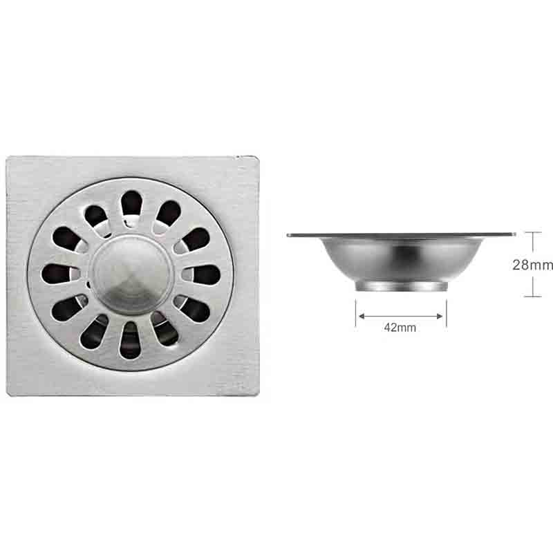Квадратный душевой трап 3,5 дю – обзор и цена Home Bathroom Fittings