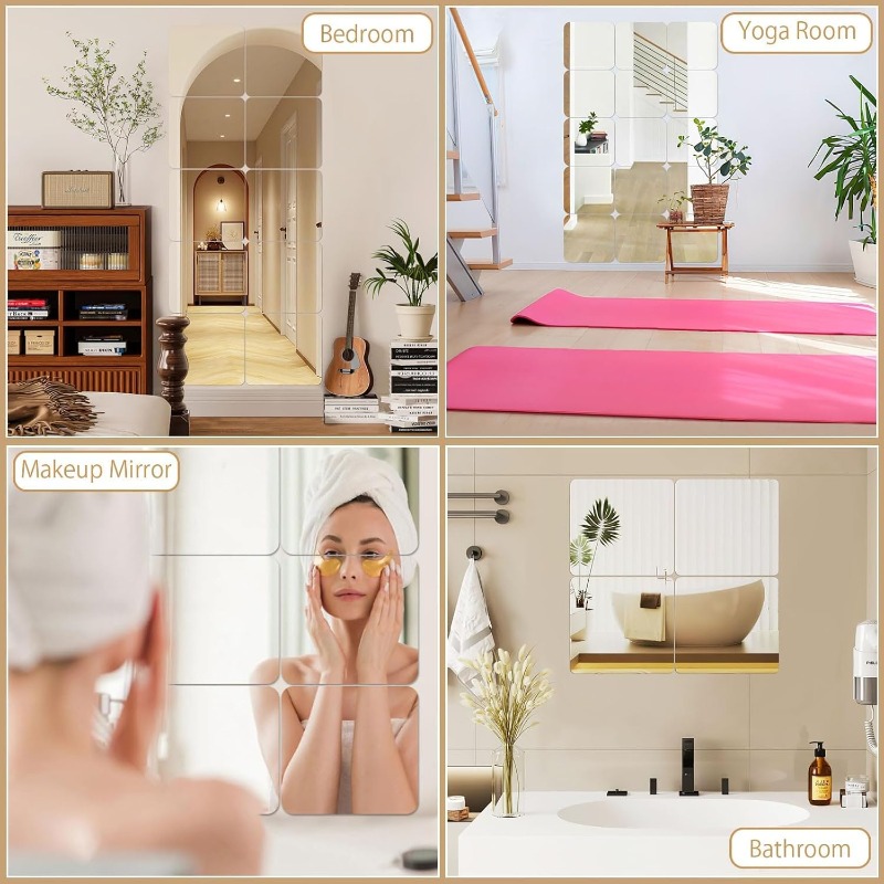Набор из 4 самоклеящихся акрил – обзор и цена Home Theater Bathroom