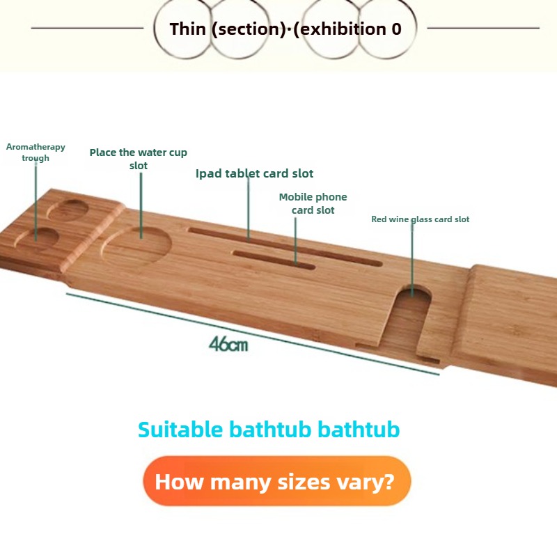 Бамбуковая сумка для ванны с д – обзор и цена Bath Caddy Tray