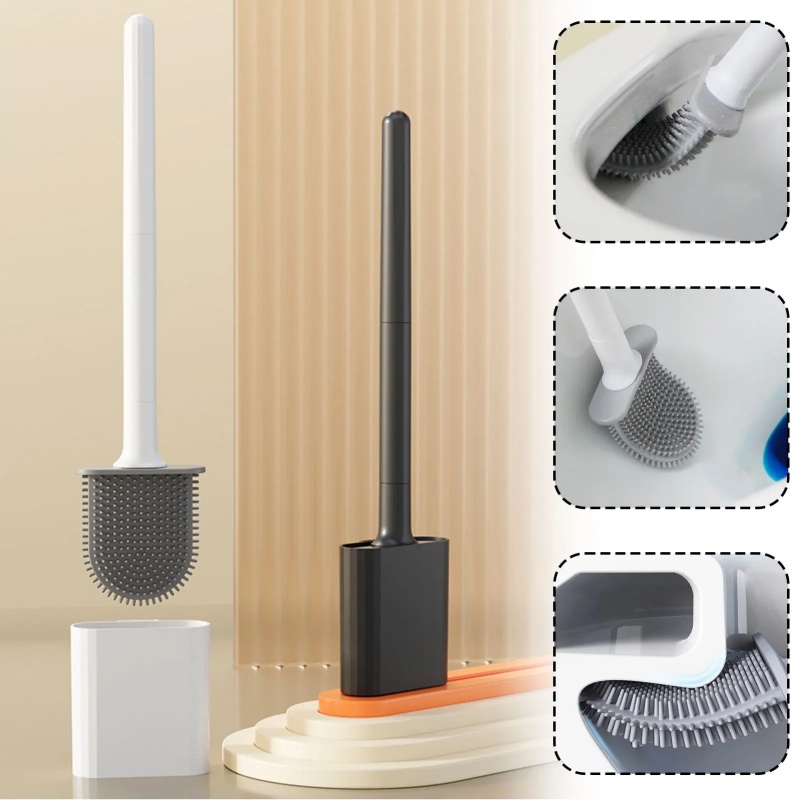 Мини-силиконовая щетка для уни – обзор и цена Toilet Brush Holder