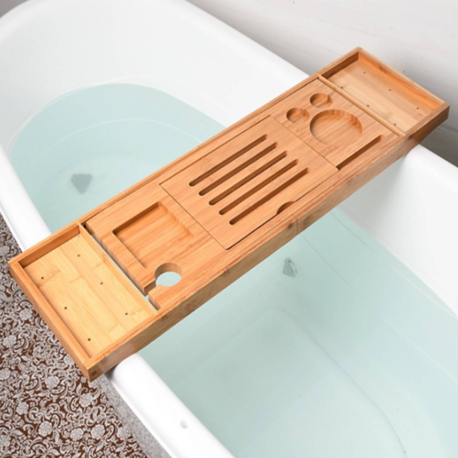 Поднос для ванны с текстурой д – обзор и цена Bath Caddy Tray