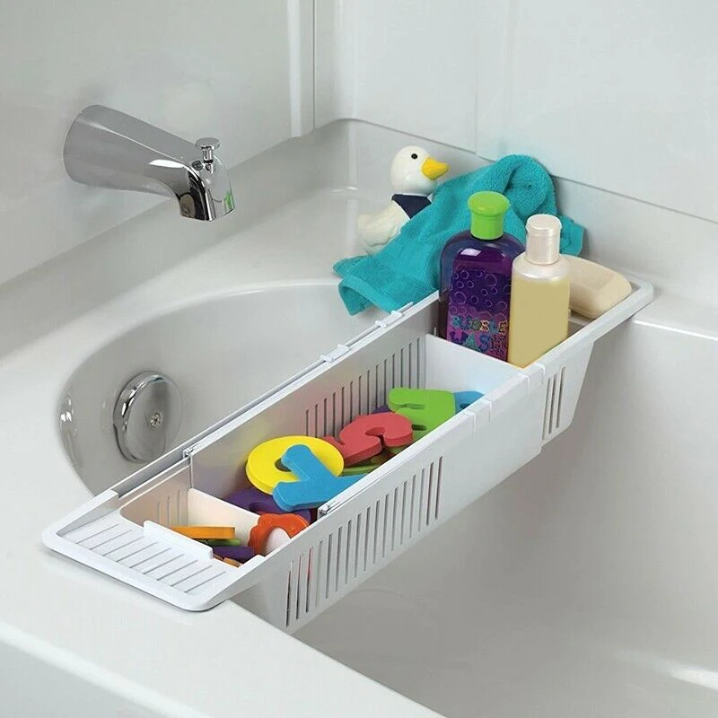 Выдвижная Многофункциональная  – обзор и цена Bath Caddy Tray
