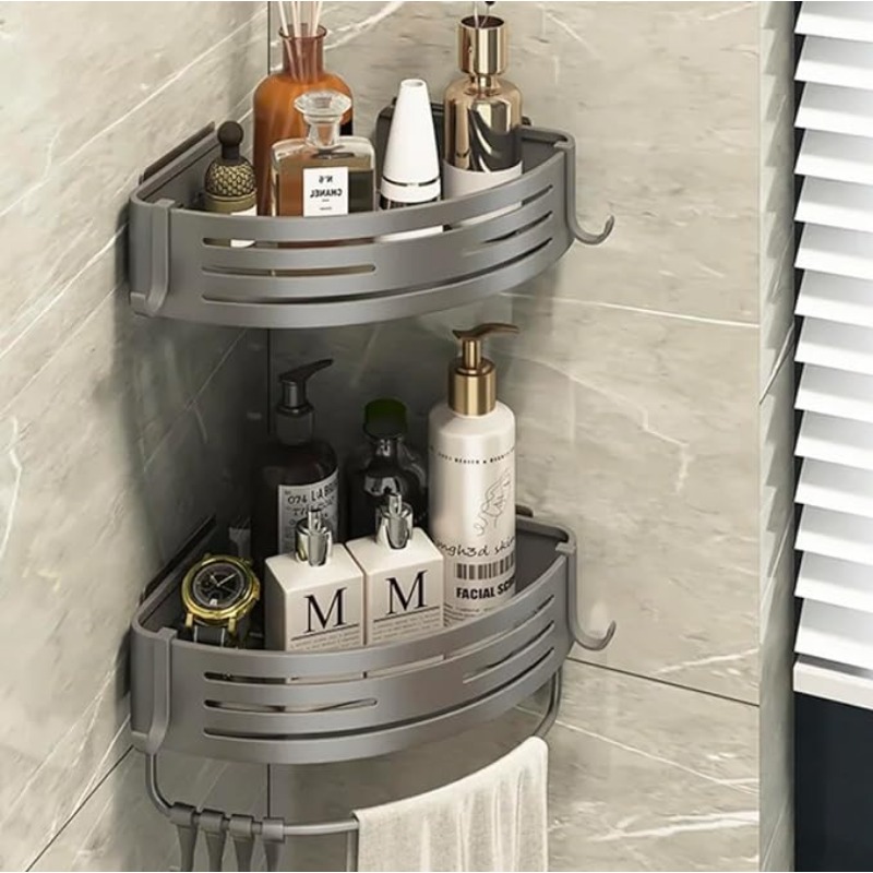 Угловая полка для душа на клей – обзор и цена Bath Caddy Tray