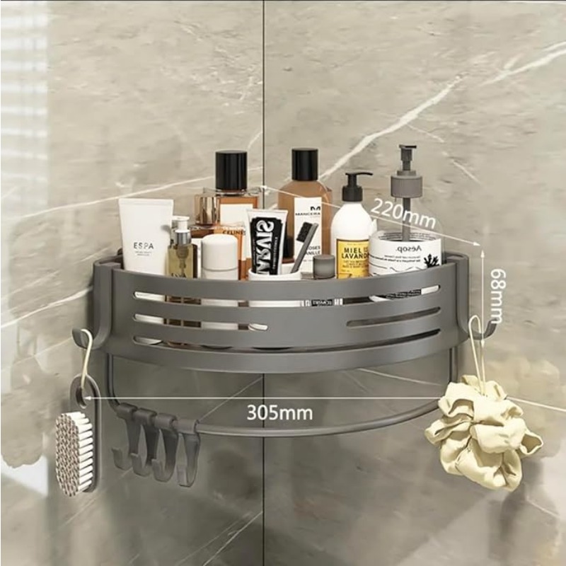 Угловая полка для душа на клей – обзор и цена Bath Caddy Tray