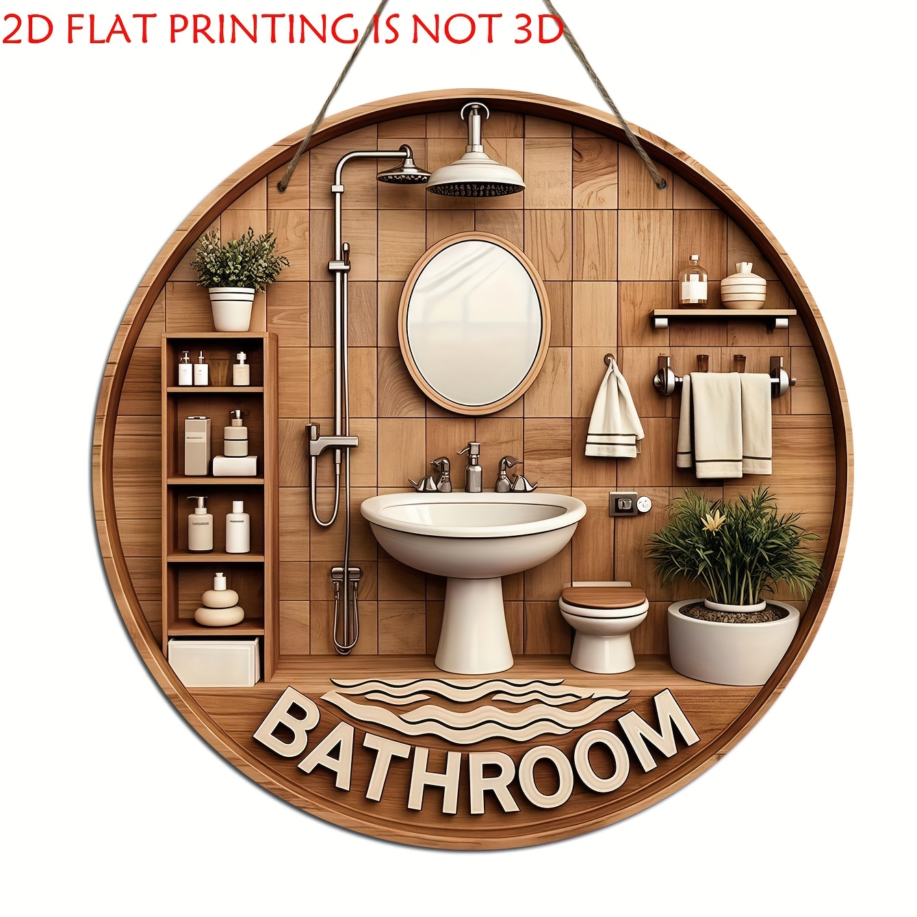 Один 2D плоский круглый деревя – обзор и цена Home Of The Year Bathroom