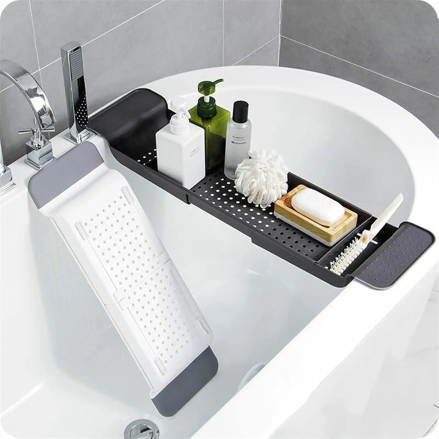 Подставка для ванны, выдвижная – обзор и цена Bath Caddy Tray