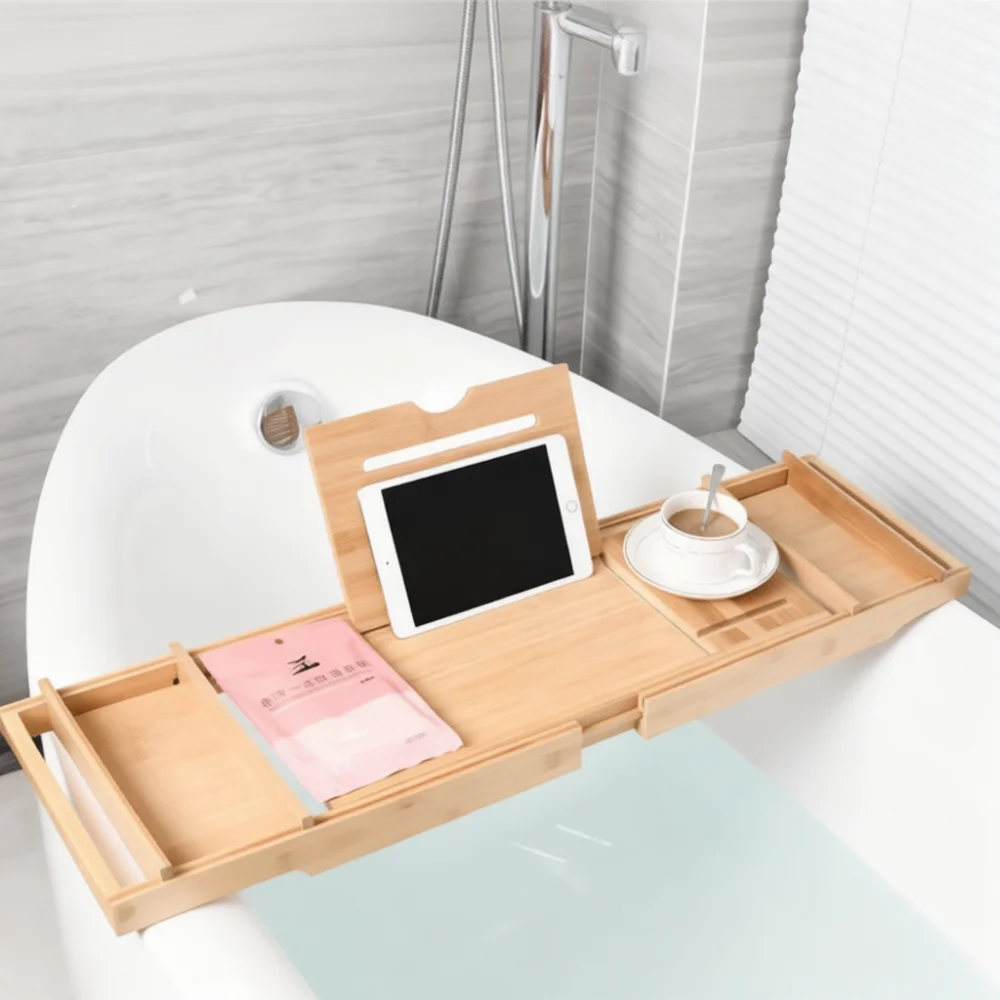 Роскошный регулируемый поднос  – обзор и цена Bath Caddy Tray