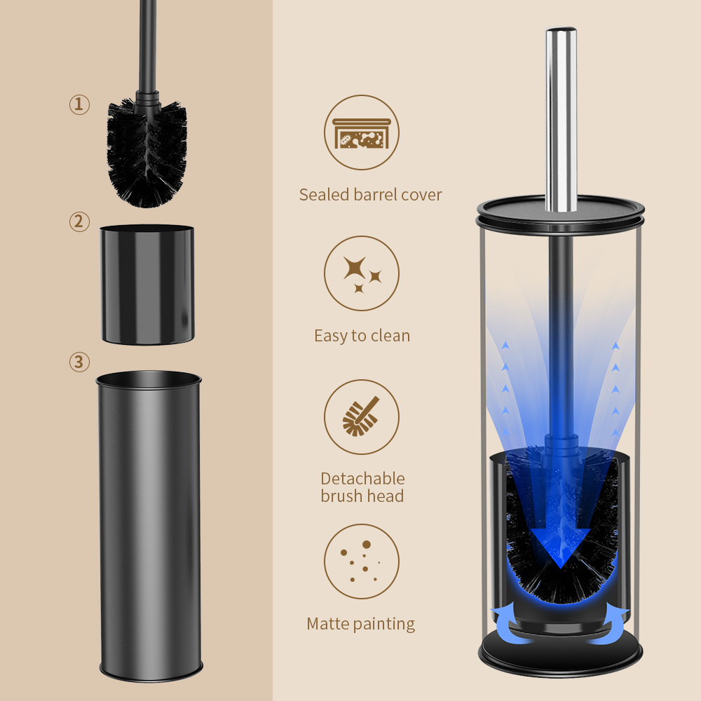 Черная щетка для унитаза с дер – обзор и цена Toilet Brush Holder