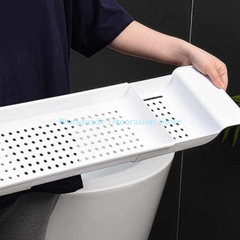 Q39B Расширяемая сливная полка – обзор и цена Bath Caddy Tray