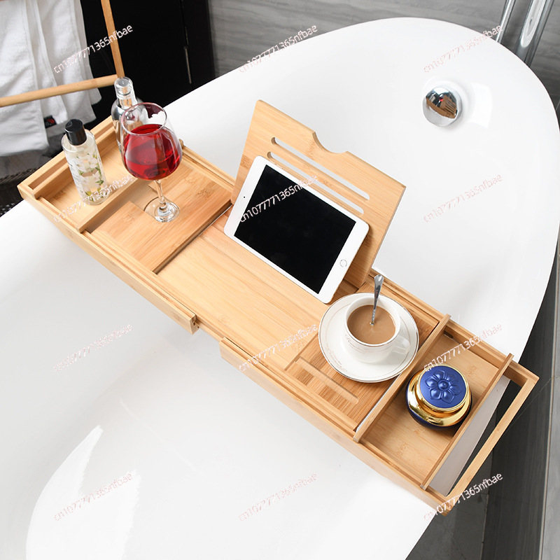 Роскошный коричневый органайзе – обзор и цена Bath Caddy Tray