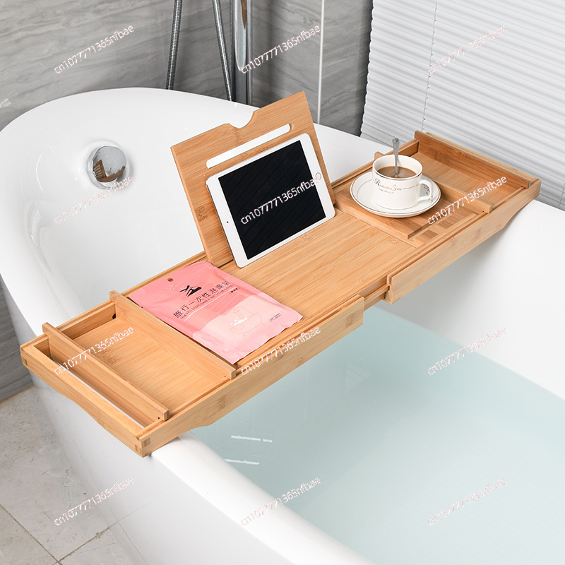 Роскошный коричневый органайзе – обзор и цена Bath Caddy Tray