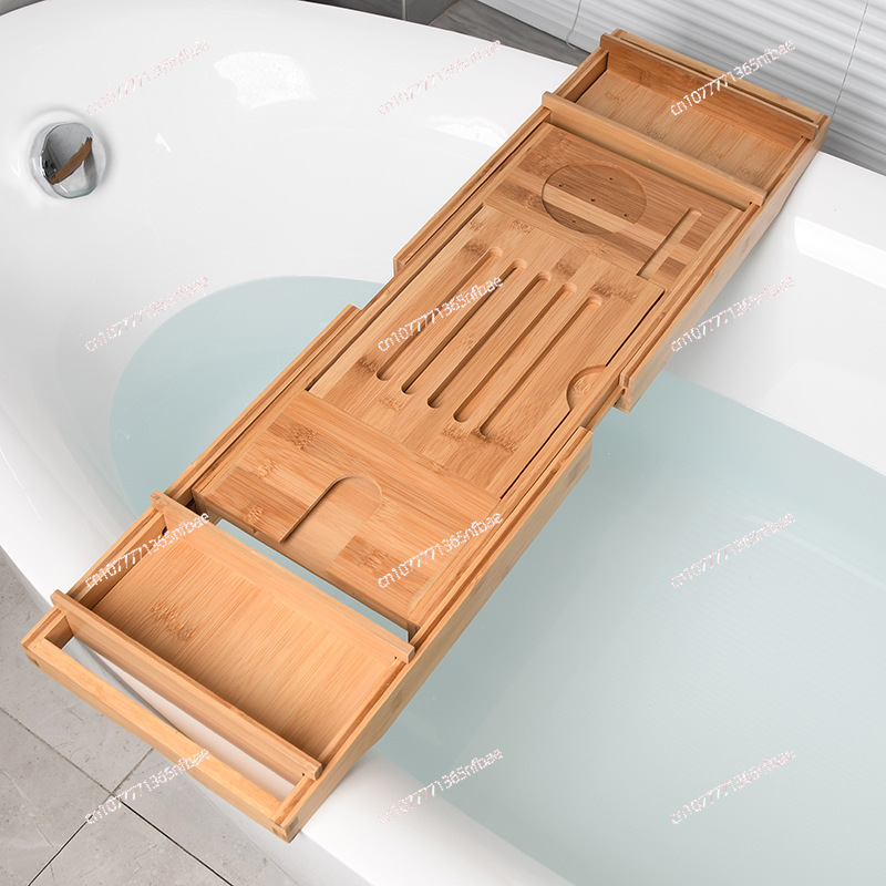 Роскошный коричневый органайзе – обзор и цена Bath Caddy Tray